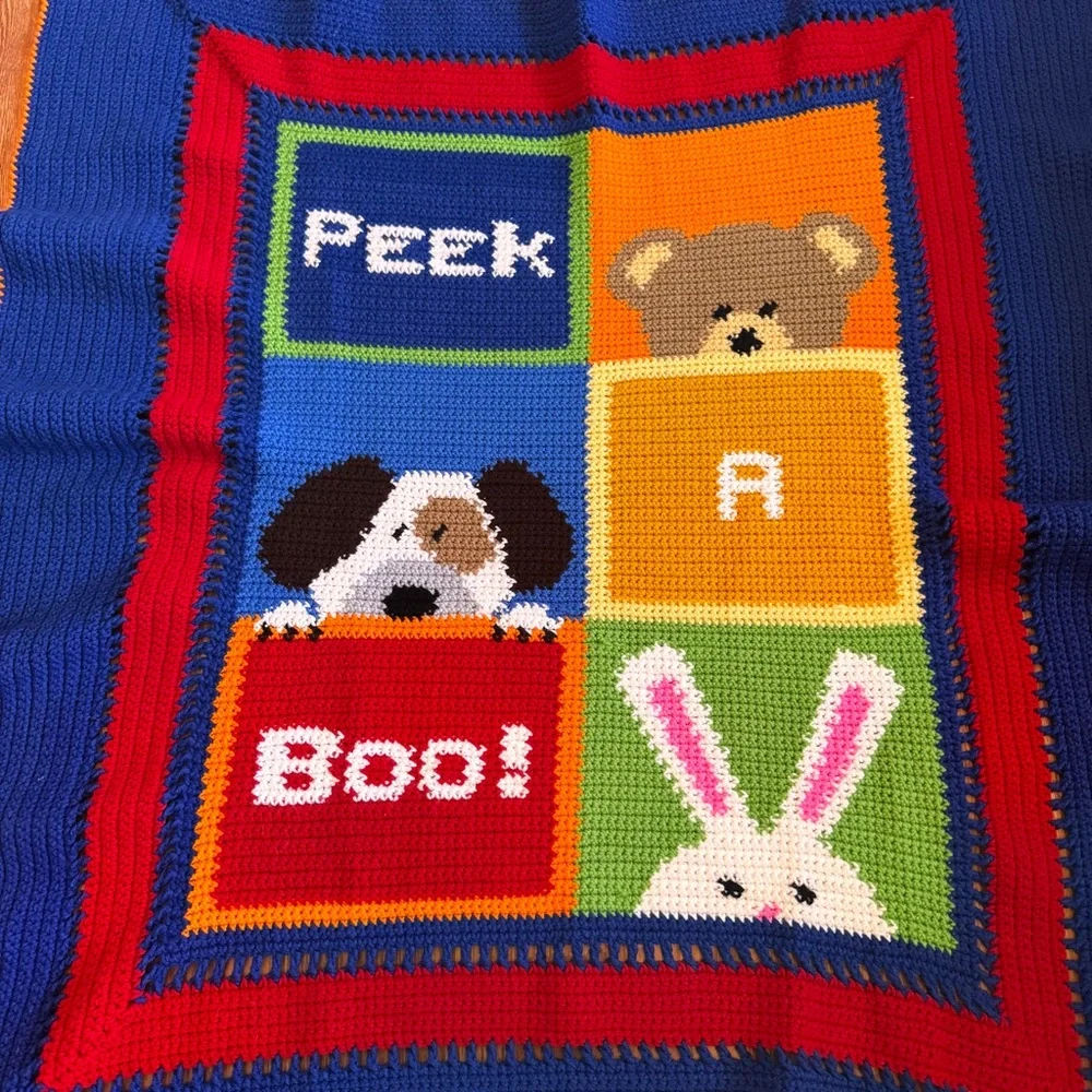 Handmade crochet peek